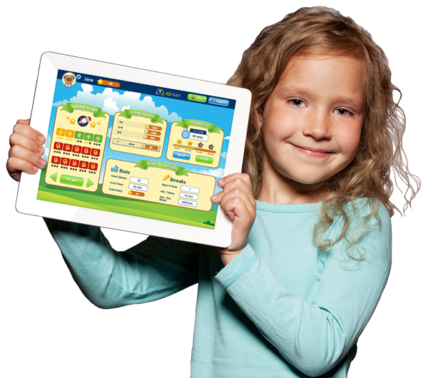 Photo: Little girl with tablet